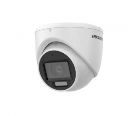 Camere supraveghere - Camera de supraveghere Dual Light, 5MP, lentila 2.8mm, IR 30m, WL 20m, Microfon – Hikvision – DS-2CE76K0T-LMFS-2.8mm