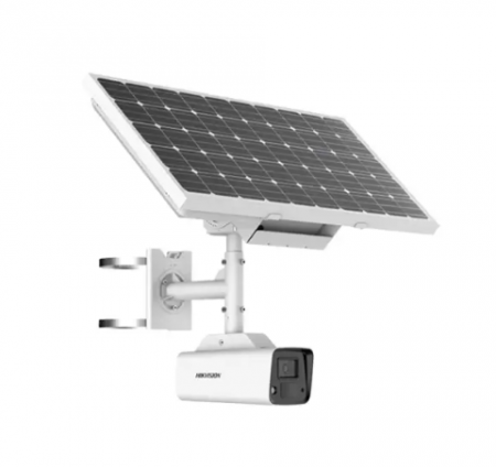 Camera supraveghere wireless - ColorVu – Camera solara 4MP, lentila 4mm, WL 30m, 4G, Panou solar+acumulator, Audio, IP67 – HIKVISION DS-2XS2T47G1-LDH-4GC18S40-4mm