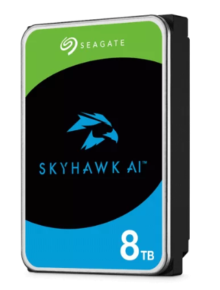 Seagate - Hard disk 8TB – Seagate Surveillance SKYHAWK AI ST8000VE