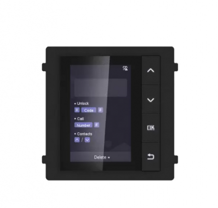 Posturi interioare si exterioare - Modul afisaj LCD TFT pentru Interfon modular – HIKVISION DS-KD-DIS