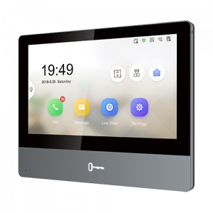 Posturi interioare si exterioare - Monitor videointerfon TCP/IP Wireless, Touch Screen IPS-TFT LCD 7inch - HIKVISION