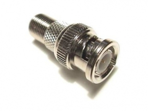 Video balun si mufe - Mufa conector bnc camera supraveghere pentru cablu coaxial rg6   mufa F