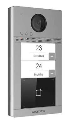 Posturi interioare si exterioare - Panou exterior videointerfon TCP/IP pentru 2 familii’Wi-Fi 2.4GHz’control acces integrat – HIKVISION DS-KV8213-WME1