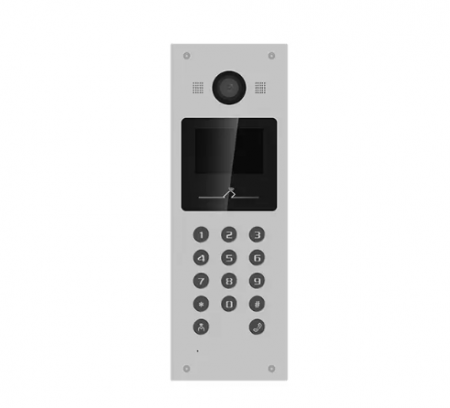 Posturi interioare si exterioare - Panou exterior videointerfon TCP/IP pentru blocuri si spatii birouri, control acces card, afisaj LCD- HIKVISION DS-KD3003-E6