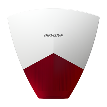 Detectie efractie - Sirena cablata de exterior, 12 VDC, Rosu, IP55 – HIKVISION DS-PS102X-R