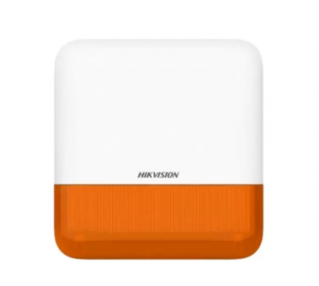 Accesorii efractie - Sirena wireless AX PRO de exterior cu flash, led Portocaliu, 868Mhz – HIKVISION DS-PS1-E-WE-O