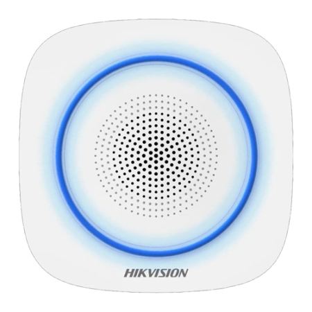 Detectie efractie - Sirena wireless AX PRO de interior cu led albastru, 868Mhz – HIKVISION DS-PS1-I-WE-B