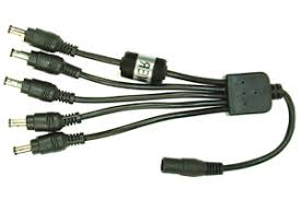 Accesorii supraveghere - Splitter distribuitor alimentare 5 camere