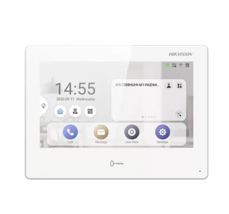 Posturi interioare si exterioare - Statie All-in-one TCP/IP Wireless, Touch Screen TFT LCD 10.1-inch – HIKVISION DS-KH9510-WTE1