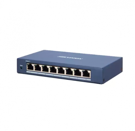 Accesorii montaj - Switch 8 porturi Gigabit – HIKVISION DS-3E0508-E