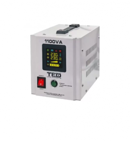 Surse alimentare - UPS 1100VA/700W runtime extins utilizeaza un acumulator (neinclus) TED UPS Expert TED000323