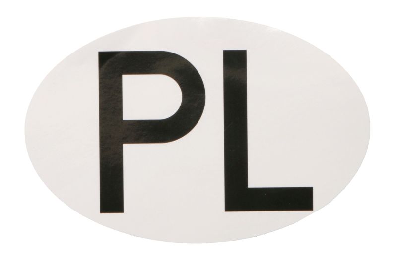 Autocolant de avertizare - Autocolant sticker avertizare informare PL 175cm x 115cm