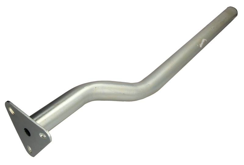 Suport fixare aripa teava, diametru: 42mm, lungime: 800mm, flexibil; triunghi, zincat [1]