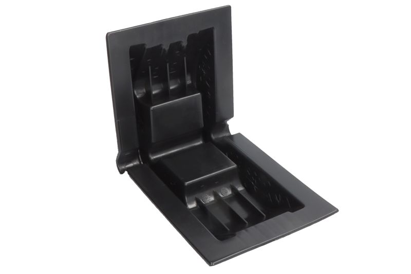 Set 12 buc Protectie margine incarcare colt negru, lungime brat:185; 225mm, latime brat 150mm  [4]