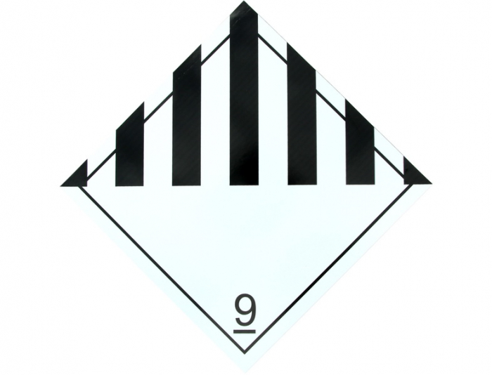 Autocolant sticker avertizare informare ADR 9 1 buc [1]