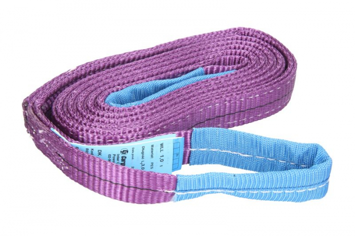 Chinga de ridicare  cu doua straturi 1t, 3m, violet [1]