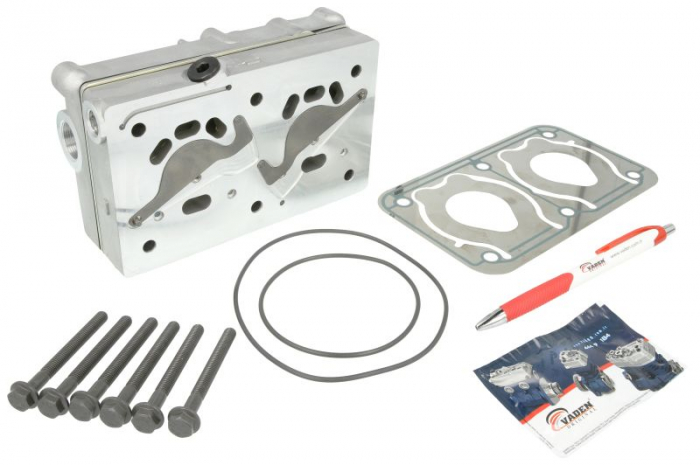 Chiulasa compresor Potriveste 412 704 006,007,010,011,014,015 0 (complet) SCANIA 4 114 C/330/114 C/340/114 C/360/114 C/380/114 G/320/114 G/330/114 G/340/114 G/380/114 L/340/114 L/380/124 /G420/124 C [1]