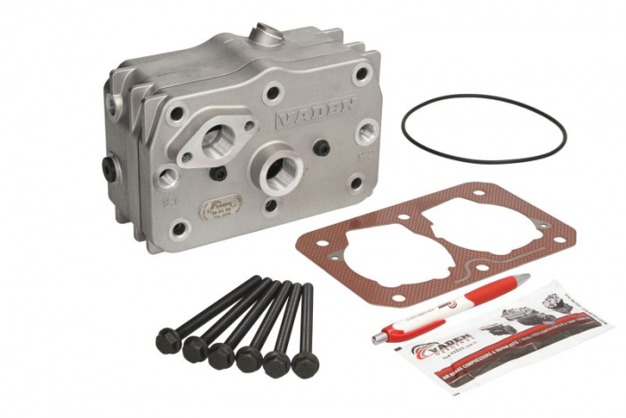 Chiulasa compresor Potriveste 911 504 500,501,503 0 (complet) DAF 95 XF FA 75.250/FA 75.310/FA 75.360/FA 85.340/FA 85.360/FA 85.380/FA 85.410/FA 85.430/FA 85.460/FA 85.480/FA 85.510/FA 95 XF 380/FA [1]