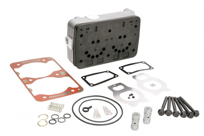 Chiulasa compresor Potriveste (LK 4941,LP4964,LP4965,LP4966 KNORR) SCANIA 4, dreapta (complet) SCANIA 4 114 C/330/114 C/340/114 C/360/114 C/380/114 G/320/114 G/330/114 G/340/114 G/380/114 L/340/114 L/ [2]