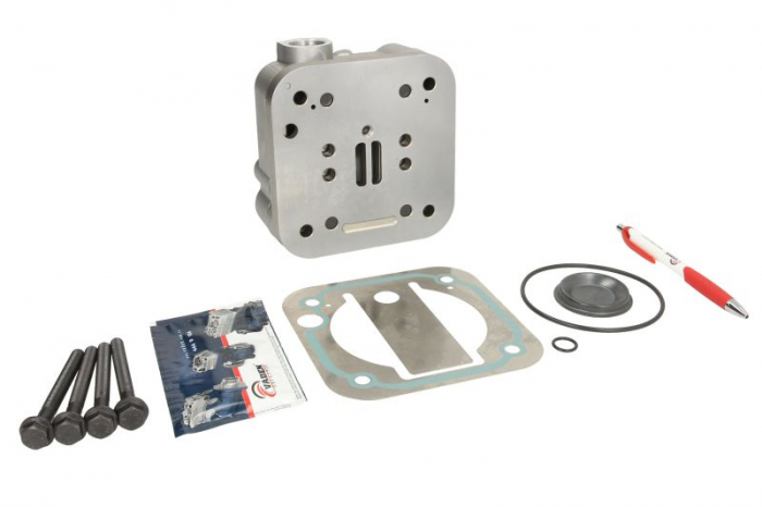 Chiulasa compresor Potriveste LK8901 (complet; nou model, 5 bolt montare) [2]