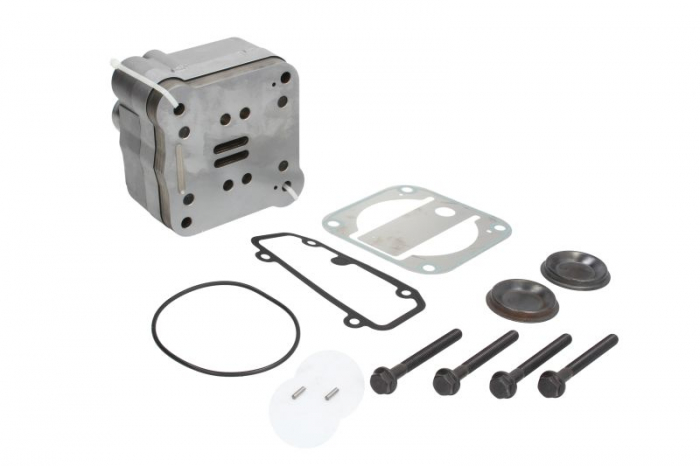 Chiulasa compresor Potriveste LP3986 (complet) MAN TGA 18.310, 18.320/18.350/18.350, 18.360/18.360/18.380/18.390/18.390, 18.400/18.400/18.420/18.430/18.430, 18.440/18.440/18.480/18.530/18.540/19.350 [2]