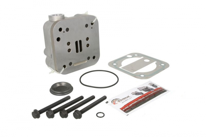 Chiulasa compresor Potriveste LP3997 (complet; old model, 4 bolt montare) MAN TGA 18.310/18.310, 18.320/18.320/18.350/18.350, 18.360/18.360/18.380/18.390/18.390, 18.400/18.400/18.410/18.410, 18.420/ [2]