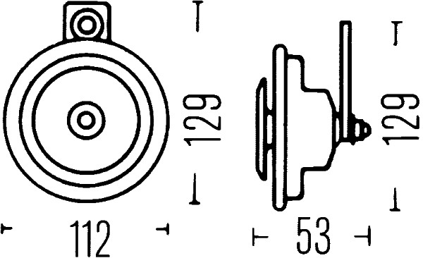 Claxon (335Hz 116dB 24V) [2]