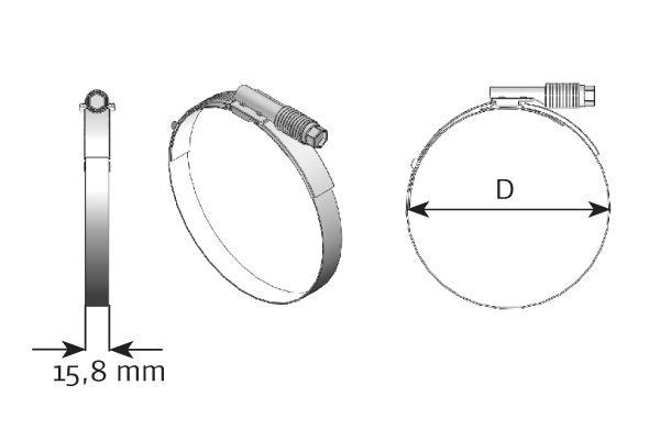 Clema esapament (168mm-146mm) [2]