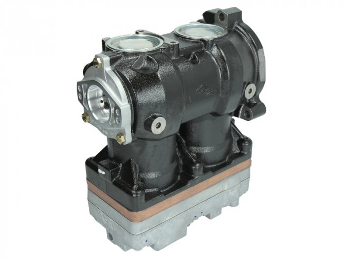 Compresor, capacitate 720cm³, Numar cilindri: 2, fara fulie, Diametru ax 28mm (reconditionat, shaft tip on both sides) SCANIA [2]