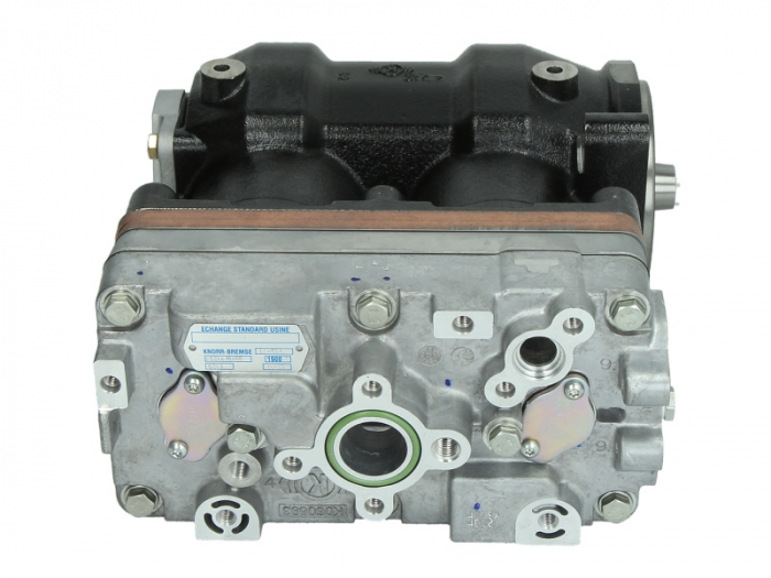 Compresor, capacitate 720cm³, Numar cilindri: 2, fara fulie, Diametru ax 28mm (reconditionat, shaft tip on both sides) SCANIA [3]