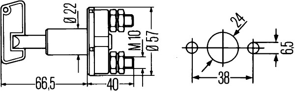 Contactor principal baterie 12/24V, 100A (1000A pana la 10s) [2]