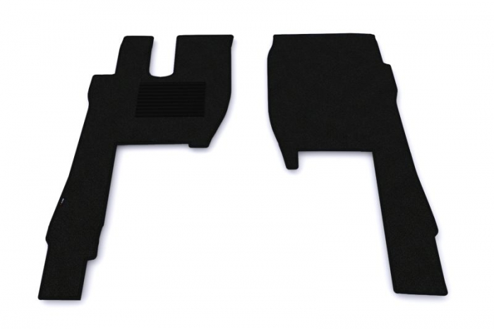 Covor podea camion potrivit FORD, sofer + pasager, velur, 2 bucati (material - velur, culoare - negru) potrivit FORD F-MAX dupa 2018 [2]