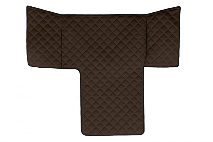 Covor podea camion potrivit MAN, cabina L, XL ECO-LEATHER, set 3 buc. (material - eco-piele, culoare - maro) potrivit MAN TGL I, TGM dupa 2016 [3]