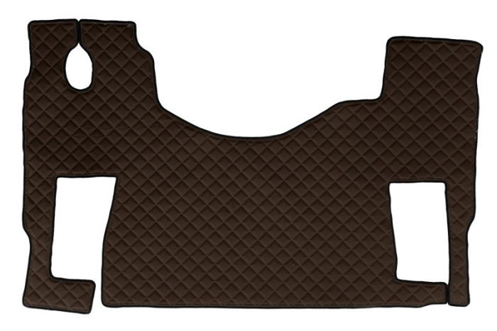 Covor podea camion potrivit MERCEDES, cu scaun pivotant pasager podea plata, ECO-LEATHER, 1 bucata (material - eco-piele, culoare - bej) Acgros [1]