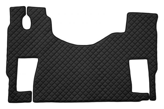 Covor podea camion potrivit MERCEDES, cu scaun pivotant pasager podea plata, ECO-LEATHER, 1 bucata (material - eco-piele, culoare - negru) Acgros [1]