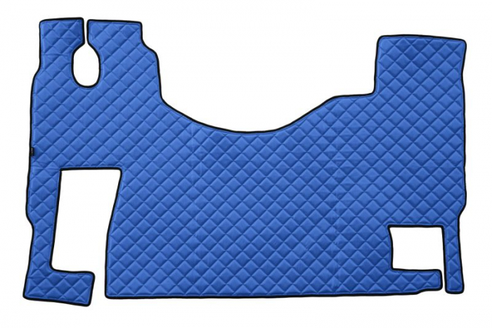 Covor podea camion potrivit MERCEDES, Scaun fix pentru pasager podea plata, ECO-LEATHER, 1 bucata (material - eco-piele, culoare - maro)  [1]