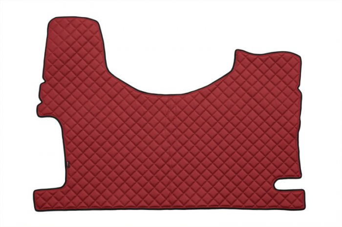 Covor podea camion potrivit MERCEDES tunel central tunel inalt, ECO-LEATHER, 1 bucata (material - eco-piele, culoare - rosu) potrivit MERCEDES ACTROS MP2 / MP3 [1]