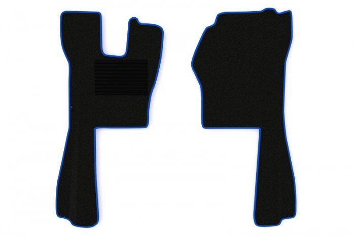 Covor podea camion potrivit SCANIA, scaun pneumatic pentru pasageri, sofer + pasager, velur, 2 bucati (material - velur, culoare - albastru) potrivit SCANIA P,G dupa 2004 [1]