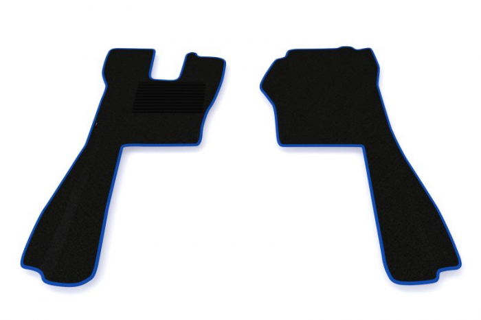 Covor podea camion potrivit SCANIA, scaun pneumatic pentru pasageri, sofer + pasager, velur, 2 bucati (material - velur, culoare - albastru) potrivit SCANIA P,G dupa 2004 [2]