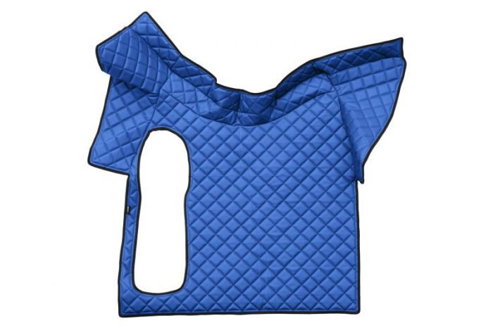 Covor podea camion potrivit VOLVO, fara compartiment in carcasa cutiei de viteze, ECO-LEATHER, set 3 buc. (material - eco-piele, culoare - maro) [3]