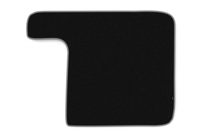 Covor podea camion potrivit VOLVO, fara compartiment in carcasa cutiei de viteze tunel central velur, 1 bucata (material - velur, culoare - gri) [1]