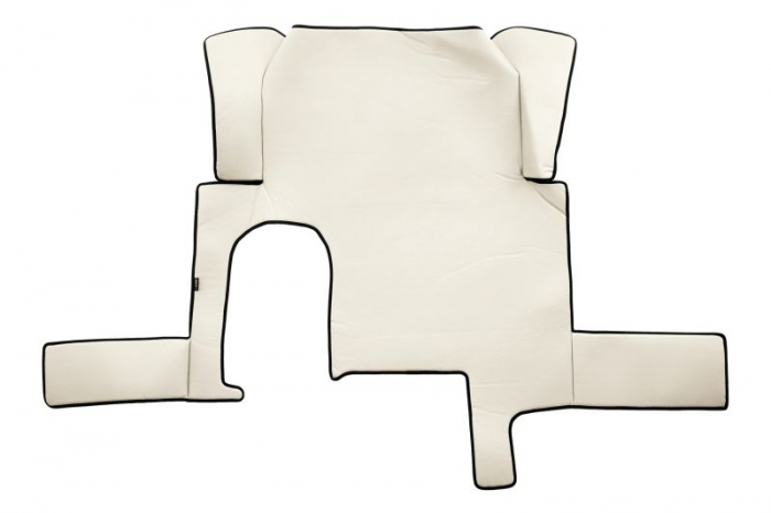 Covoras podea camion set 3 buc (material - eco-leather colour - bej, transmisie automata) potrivit MAN TGX 2006-2021 [3]