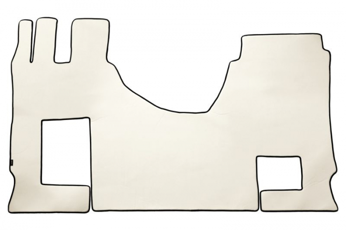 Covorase podea camion set 3 buc (material - eco-leather , colour - bej, 250 cm) potrivit MERCEDES ACTROS MP4 / MP5 dupa 2011 [1]