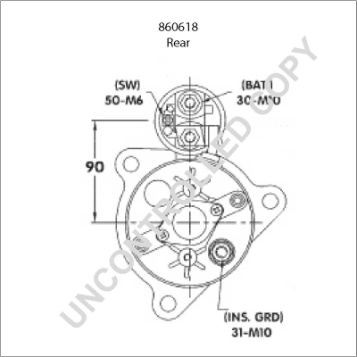 Electromotor (24V, 4kW) VOLVO FM 7 D7C250/D7C290 intre 1998-2001 [4]