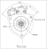 Electromotor (24V, 6kW) potrivit SCANIA P,G,R,T; BOVA MAGIQ, SYNERGY DC11.08-MX375 dupa 2004 [2]