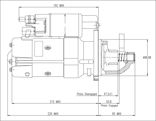 Electromotor (24V) CUMMINS; FIAT; IVECO [5]