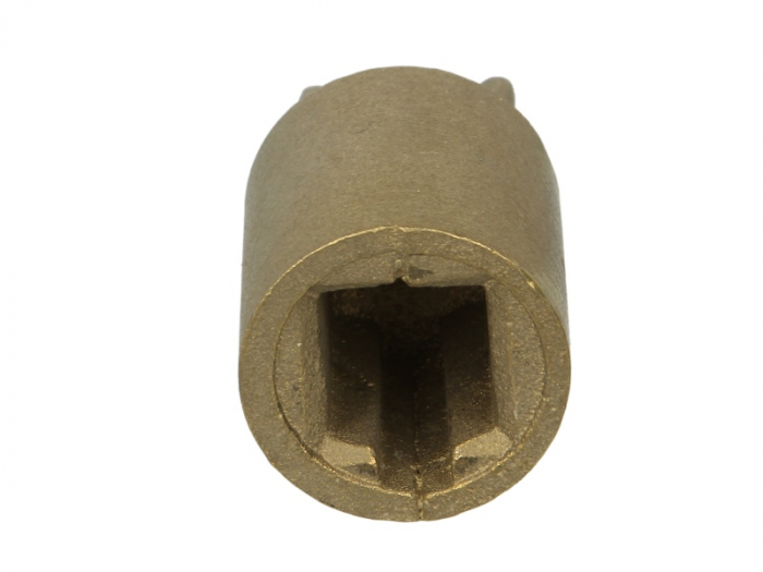Element de tensionare a prelatei patrat, la prelata inferior profilul vârful tensionare Fi 27, L = 3300mm executare cupru [2]