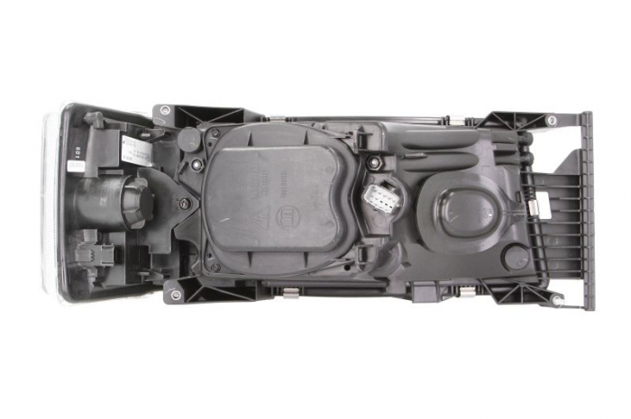 Far stanga 4*LED/8*LED/H1/H21W/H7, electric, crom, cu Semnalizator, fundal: crom, culoare Semnalizator: portocaliu SCANIA P,G,R,T dupa 2012 [2]