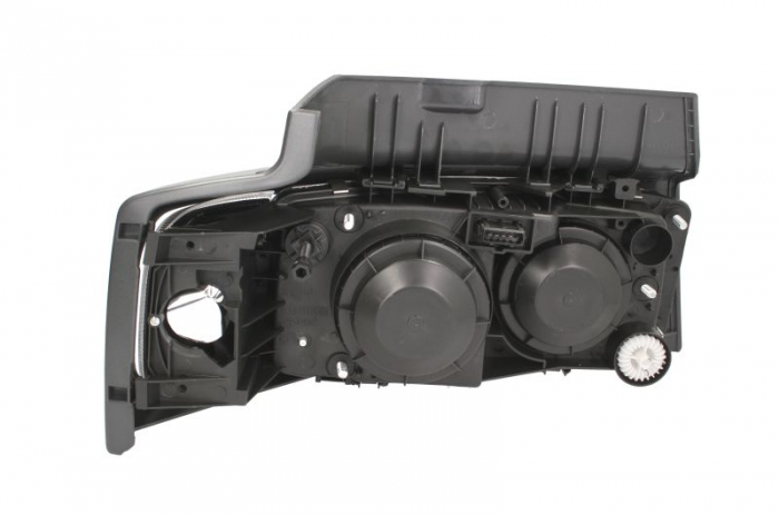 Far stanga H1/P21W/W5W, manual cu semnalizator si rama fundal argintiu, culoare Semnalizator portocaliu RVI MIDLUM dupa 2000 [2]