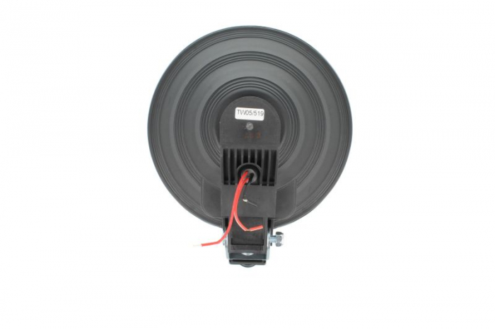 Far universala stanga/dreapta faza lunga, H1, 12/24V, diametru 225mm, alb, plastic, negru, halogen,lumina pozitie LED, rama cromat [2]
